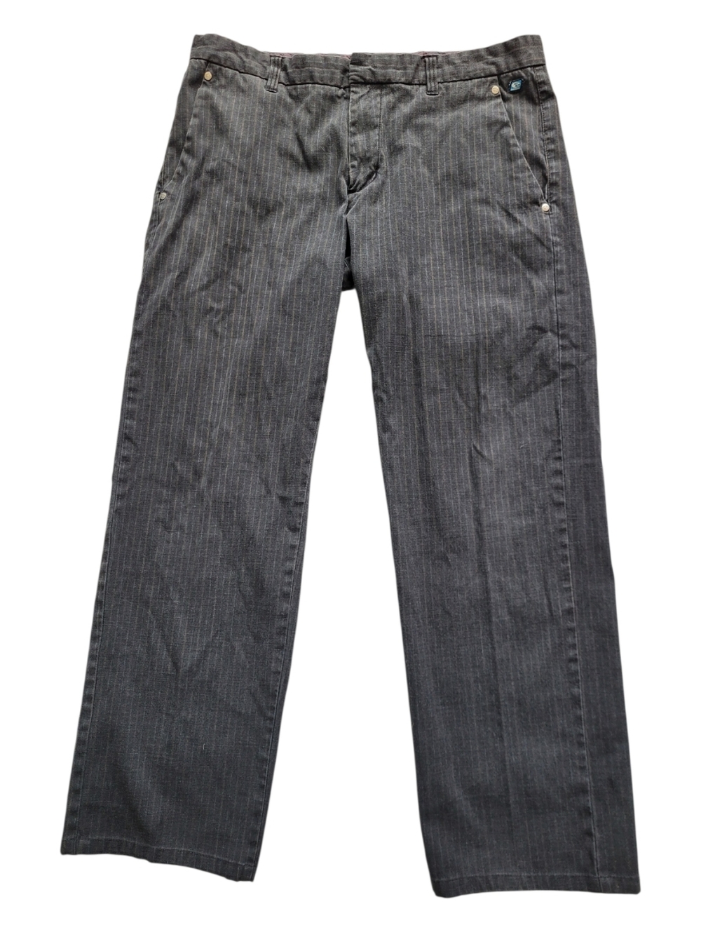 Cyber Y2K Vintage Striped Grunge Pants Baggy Unisex  38 Fits Womens 12